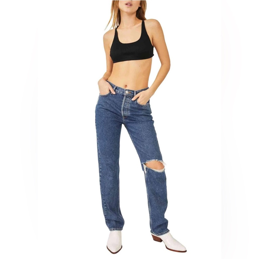 Free People Intimately FP Sienna Strappy Bralette in Red-Orange & Black - Picture 11 of 11